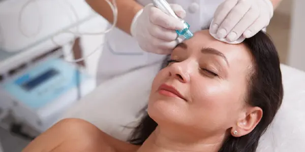 Gesichts-Treatments mit Aquafacial Therapie